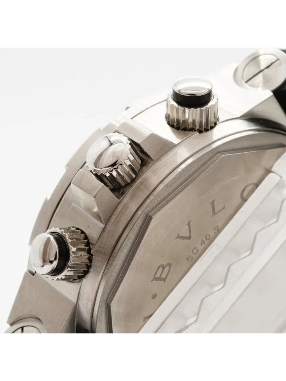 Bvlgari Bulgari Diagono Scuba Flyback Black Dial Watch